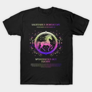 Sagittarius Zodiac Sign T-Shirt